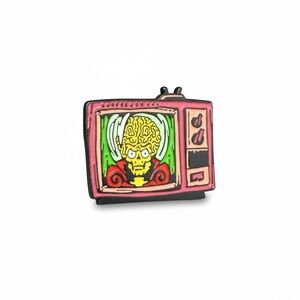Mars Attacks! Retro TV Enamel Pin